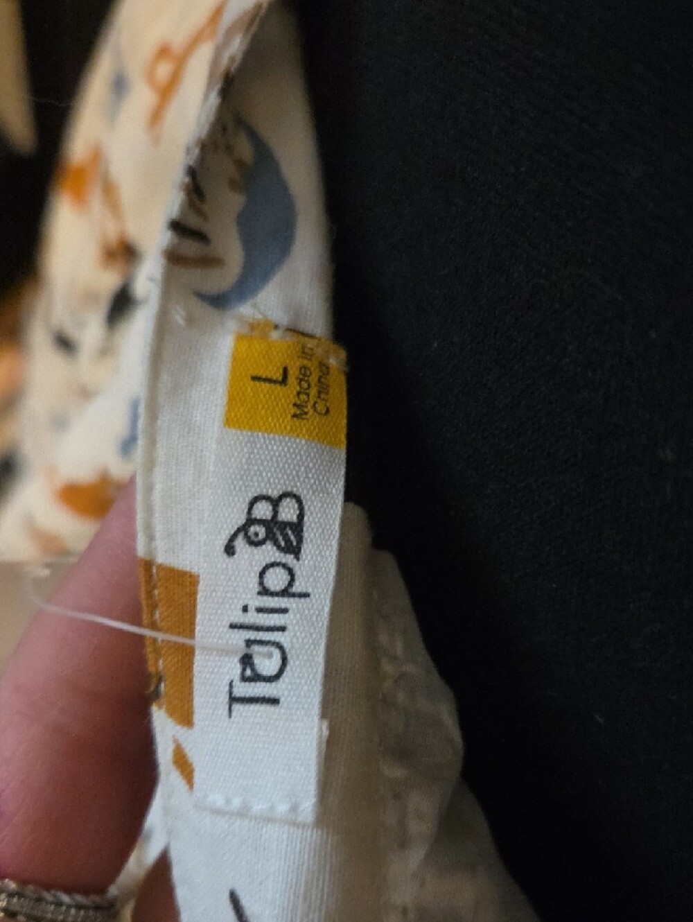NWT-Tulip-B - A-Line Skirt with Cat Print. - Picture 4 of 5
